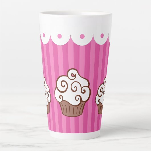 Cupcake Latte Tasse (Vorderseite)
