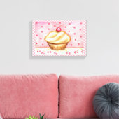 Cupcake Leinwand Printmedien (Insitu (Wohnzimmer))