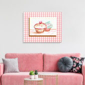 Cupcake Leinwand Printmedien (Insitu (Wohnzimmer))