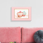 Cupcake Leinwand Printmedien (Insitu (Wohnzimmer))