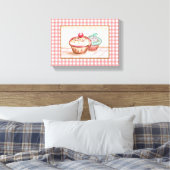 Cupcake Leinwand Printmedien (Insitu (Schlafzimmer))