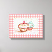 Cupcake Leinwand Printmedien (Vorderseite)