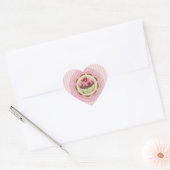 CupCake-Liebe-Aufkleber Herz-Aufkleber (Umschlag)