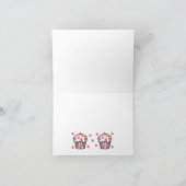 Cupcake Liebe Feiertagskarte (Innenseite)