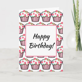Cupcake Liebe Geburtstag Feiertagskarte