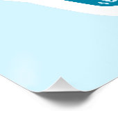 Cupcake Liebe individuelle Name Poster (Ecke)