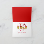 Cupcake Liebe Karte (Innenseite)