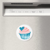 Cupcake-Liebe-Magnet Magnet (In Situ (Geschirrspüler))