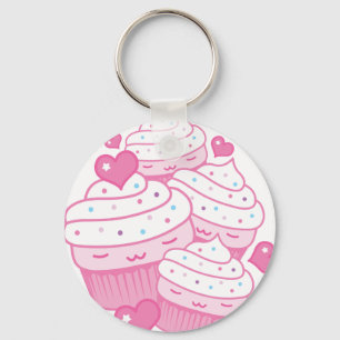 Cupcake-Liebe Schlüsselanhänger