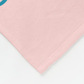 Cupcake Liebe Textelleder Vlies-Decke Fleecedecke (Ecke)