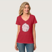 Cupcake-Locken T-Shirt (Vorderseite Vollansicht)
