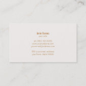 Cupcake Logo Bakery Koch Catering Visitenkarte (Rückseite)