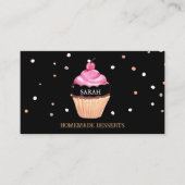 Cupcake Logo Bakery Koch, niedlich Visitenkarte (Vorderseite)