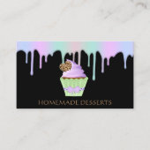 Cupcake Logo Bakery Koch, niedlich Visitenkarte (Vorderseite)