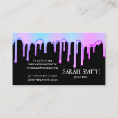 Cupcake Logo Bakery Koch, niedlich Visitenkarte (Rückseite)