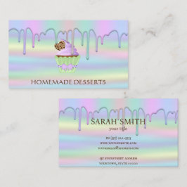Cupcake Logo Bakery Koch, niedliche Visitenkarte