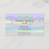 Cupcake Logo Bakery Koch, niedliche Visitenkarte (Rückseite)