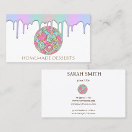 Cupcake Logo Bakery Koch, niedliche Visitenkarte