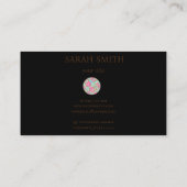 Cupcake Logo Bakery Koch, niedliche Visitenkarte (Rückseite)