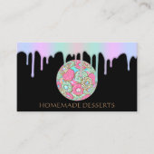 Cupcake Logo Bakery Koch, niedliche Visitenkarte (Vorderseite)