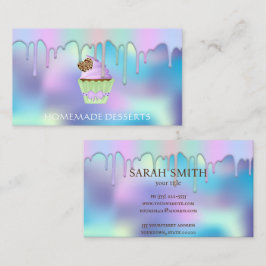 Cupcake Logo Bakery Koch, niedliche Visitenkarte