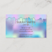 Cupcake Logo Bakery Koch, niedliche Visitenkarte (Rückseite)