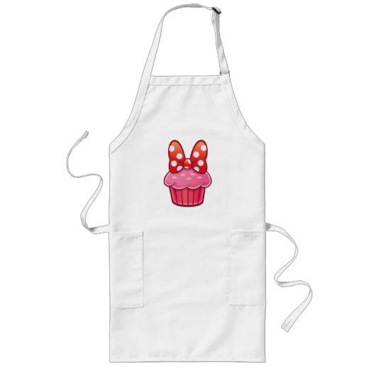 Cupcake Long Apron Lange Schürze (Vorne)