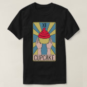 Cupcake Lover Baker Backwaren Lover Cupcake Tarot T-Shirt (Design vorne)