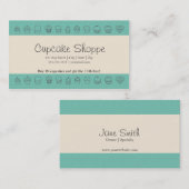 Cupcake Loyalty Visitenkarte Treuekarte (Vorne/Hinten)