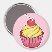 Cupcake Magnet (Vorderseite/Rückseite)