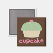 Cupcake Magnet (Vorderseite/Rückseite)