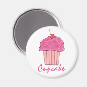 Cupcake Magnet (Vorderseite/Rückseite)