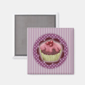 Cupcake Magnet (Vorderseite/Rückseite)