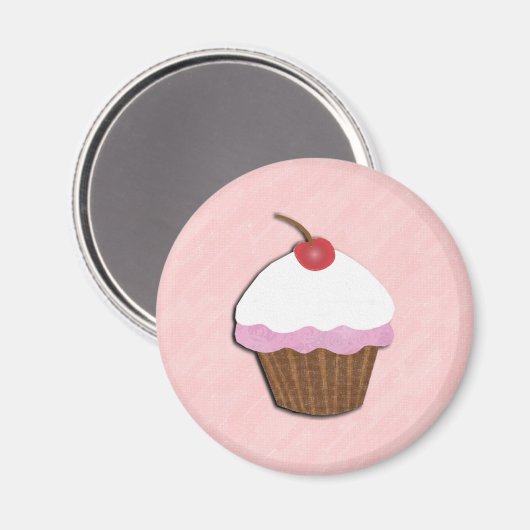 Cupcake Magnet (Vorderseite/Rückseite)