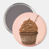 Cupcake Magnet (Vorderseite/Rückseite)