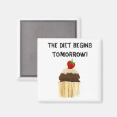 Cupcake Magnet (Vorderseite/Rückseite)