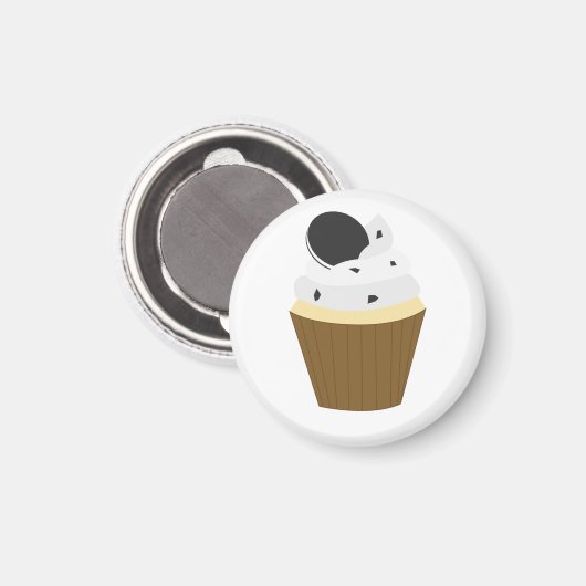Cupcake Magnet (Vorderseite/Rückseite)