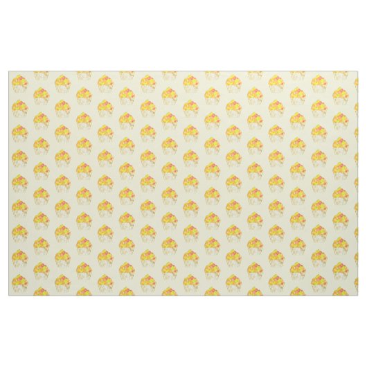 Cupcake-Malmuster Stoff (Yard (91,4 cm))