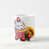Cupcake Marienkäfer Kaffeetasse (Mittel)