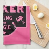 Cupcake Master Baker Geschirrtuch (Viertel Falte)