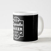 Cupcake Master Baker Jumbo-Tasse (Vorderseite Rechts)