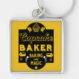 Cupcake Master Baker Schlüsselanhänger