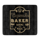 Cupcake Master Baker Schneidebrett (Vorderseite)