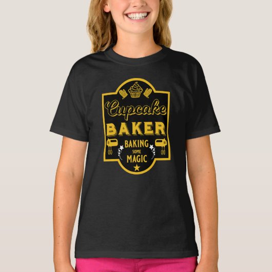Cupcake Master Baker T-Shirt (Vorderseite)