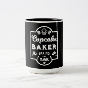 Cupcake Master Baker Zweifarbige Tasse