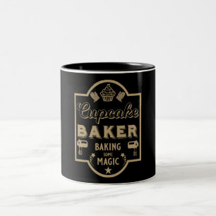 Cupcake Master Baker Zweifarbige Tasse