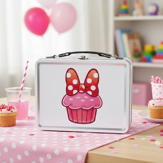 Cupcake Metall Lunchbox