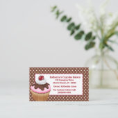Cupcake mit Cherry-Bäckerei Business Cards Visitenkarte