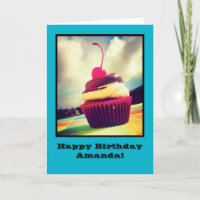 Cupcake mit Cherry oben