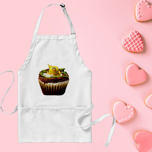 Cupcake mit Entendekor Schürze